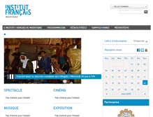 Tablet Screenshot of institutfrancais-mauritanie.com